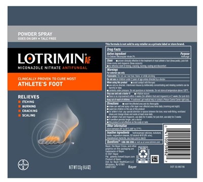 Pdp (Lotrimin Af Powder Spray 133g Talc Free)